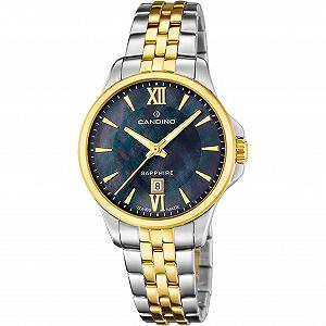 Женские часы Candino Classic C4767/7 Корпус из нержавеющей стали 316L Черный Mediano - Фото 1