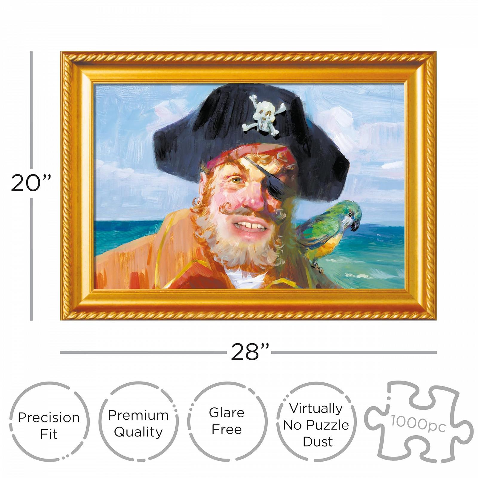 Пазл AQUARIUS SpongeBob SquarePants Painty The Pirate 1000 элементов антибликовый 55.9 x 71.1 см, фото №3