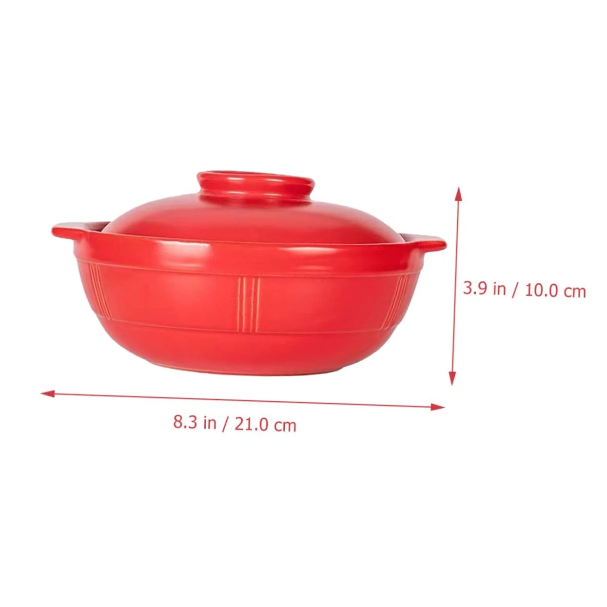 Термостойкий глиняный горшок для супов и блюд из риса, фото №2