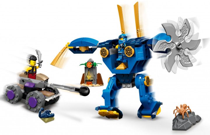 Конструктор LEGO Ninjago Електричний робот Джея 106 деталей 71740 5702016889574, фото №5
