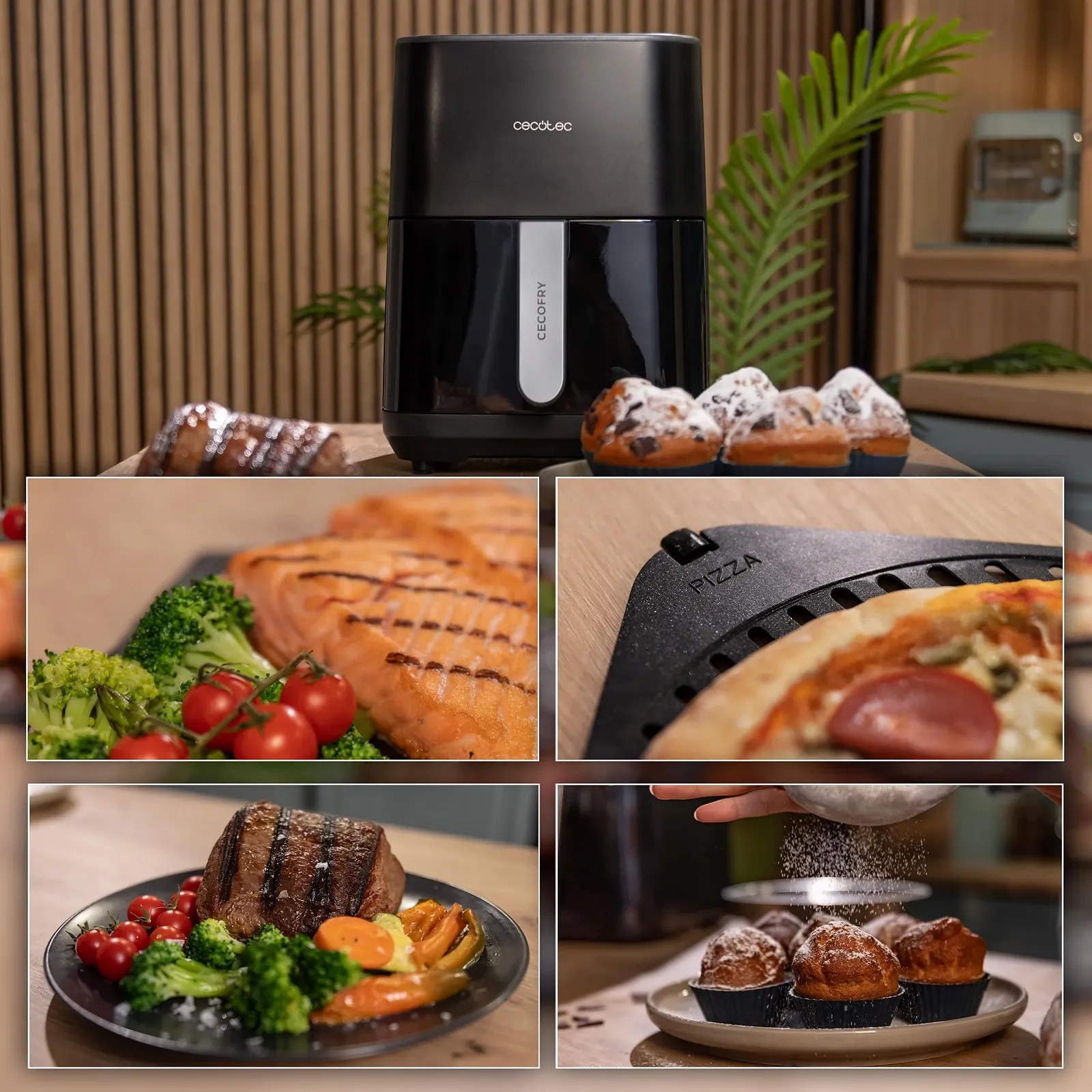 Мультипечь Cecotec Cecofry&Grill Duoheat 4000 4 л 1900 Вт 10 программ, фото №5 Мультипечь Cecotec Cecofry&Grill Duoheat 4000 4 л 1900 Вт 10 программ, фото №5