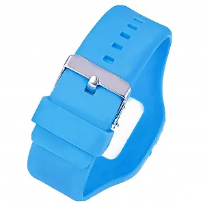 Цифровые часы Healvian Водонепроницаемые Разноцветные Ночные Силиконовые с Множеством Функций Синий synthetic.ua - Фото 1