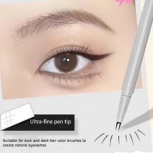 Подводка для ресниц ZANWANXIN Двойная кончик Серо-черный synthetic.ua - Фото 1