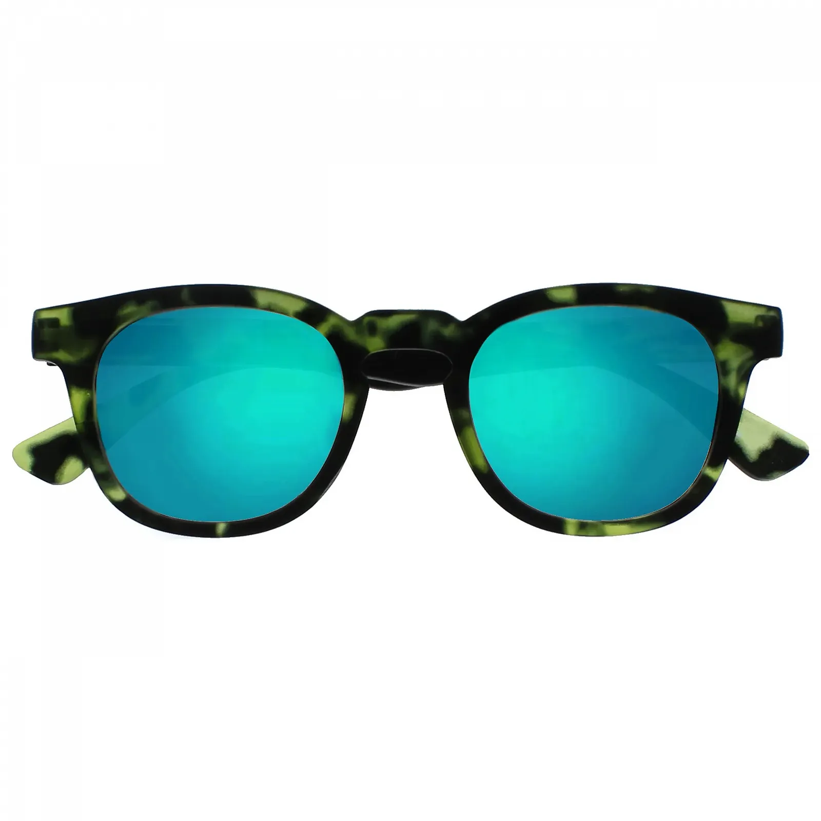 Сонцезахисні окуляри Opulize Bay Кругла оправа Зелені Дзеркальні лінзи UV400 Захист Матовий, фото №1 Сонцезахисні окуляри Opulize Bay Кругла оправа Зелені Дзеркальні лінзи UV400 Захист Матовий, фото №1