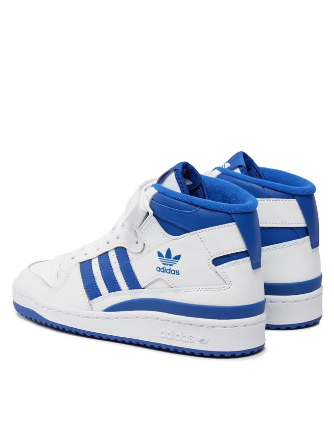 Кроссовки Adidas Forum Mid белые, фото №3