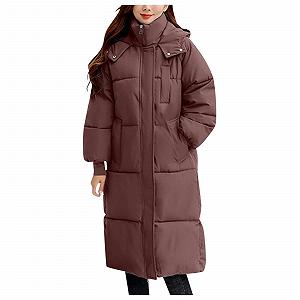 Женское пуховое пальто Длинное - Фото 1