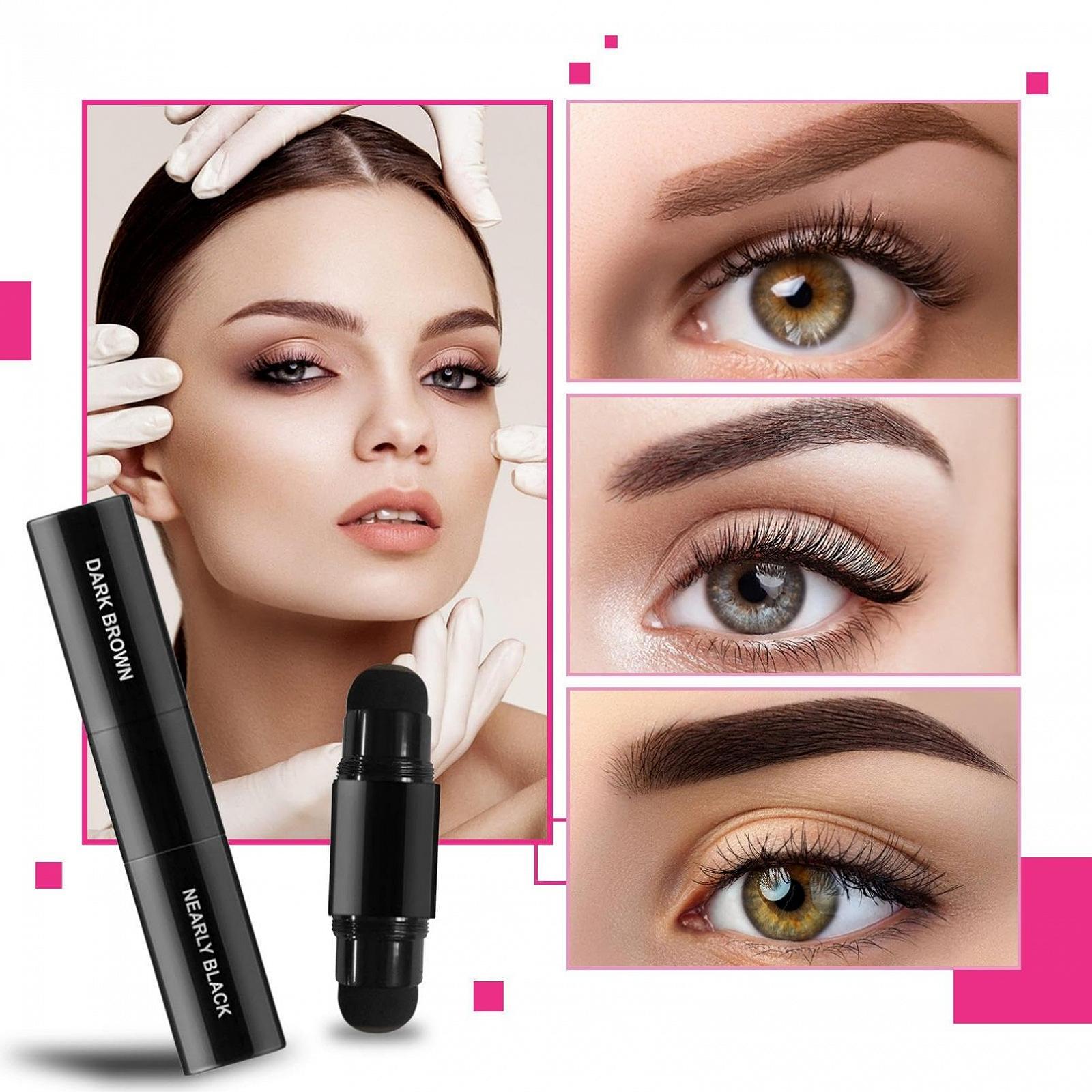 Комплект Rapid Stencil Stamp поверх Eyebrow Брови Штамп та Формуючий Набір Довготривале Забарвлення Перепакування Пудрових Відтінків, фото №3