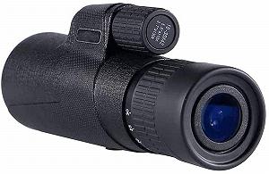Монокуляр Teleskop Zoom 10–30 x 42 Hochleistungs з адаптером для смартфона та штативом, Bak4-призма, FMC-об'єктив, Monokular-Vogeluhr - Фото 1