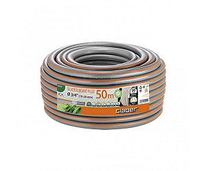 Шланг поливальний 3/4" 50м Silver Elegant Plus сірий з помаранчевою полосою - Фото 1