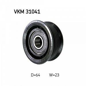 Ролик обводной/направляющий поликлинового ремня SKF VKM 31041 synthetic.ua - Фото 1