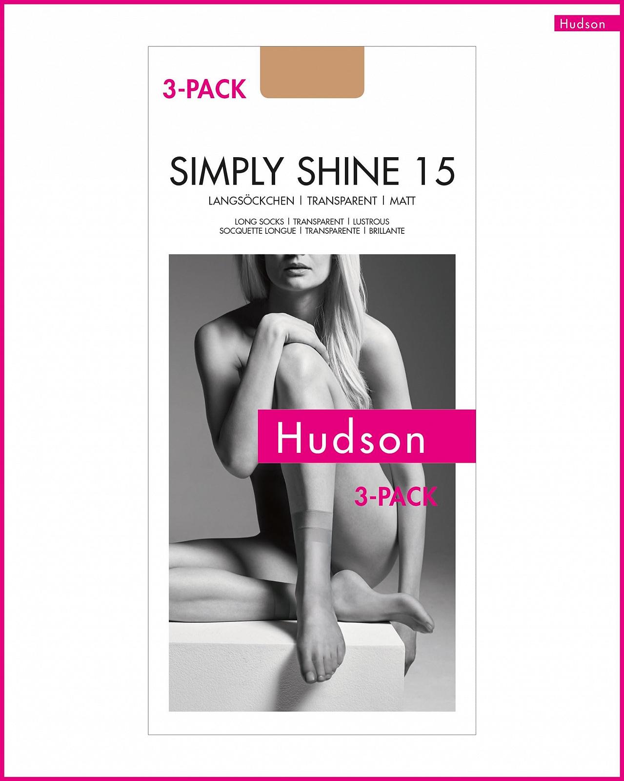 Носки Hudson Simply Shine 15 женские, 3 пары, мягкий блеск, 15 ден, фото №4