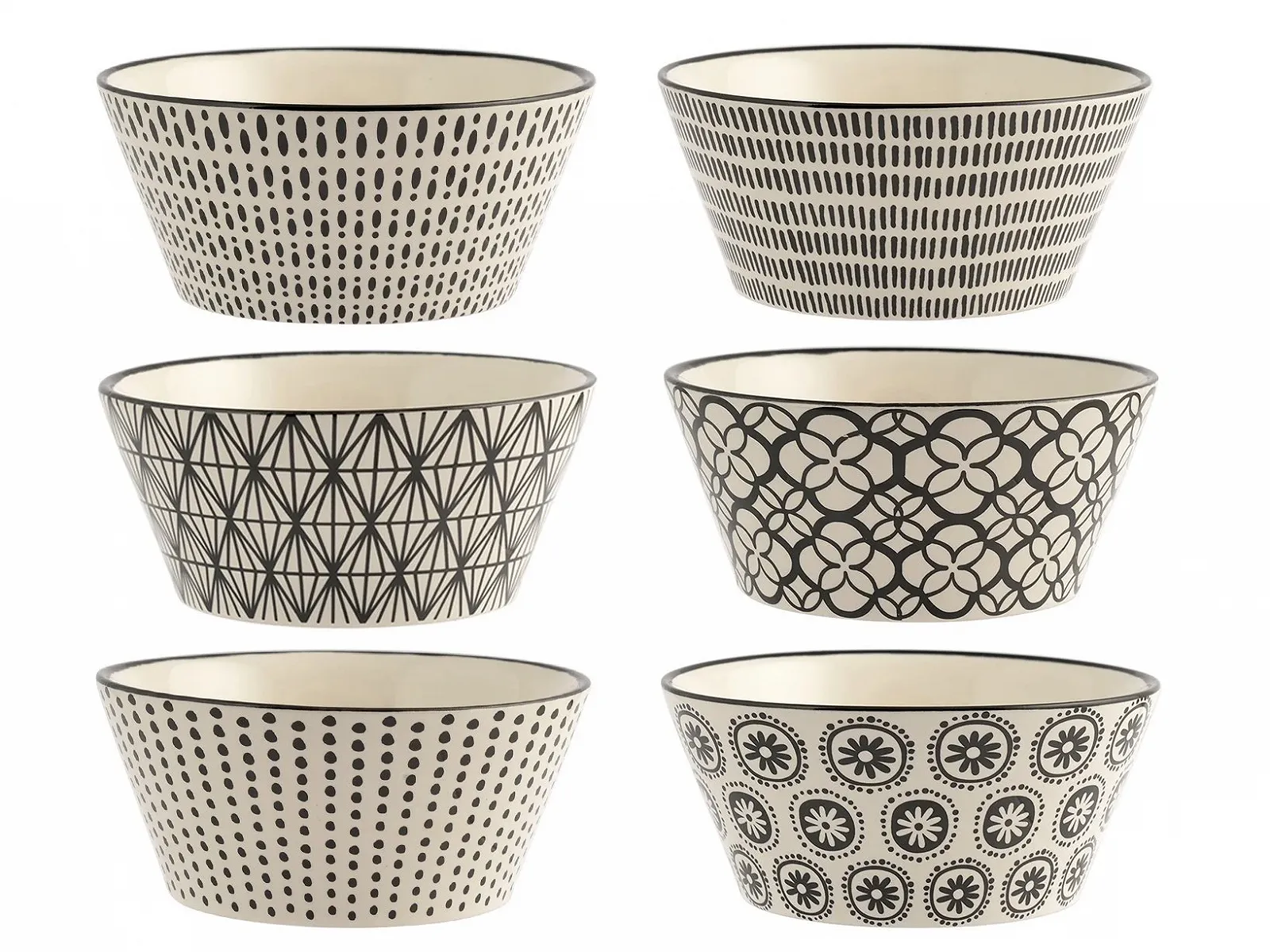 Набор блюд H&H Vhera, каменная керамика, 6 шт., фото №1