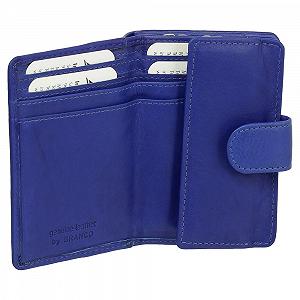 Кошелек Женский Кожаный Маленький на Молнии 8 см Разные Цвета, royal blue, Modern synthetic.ua - Фото 1