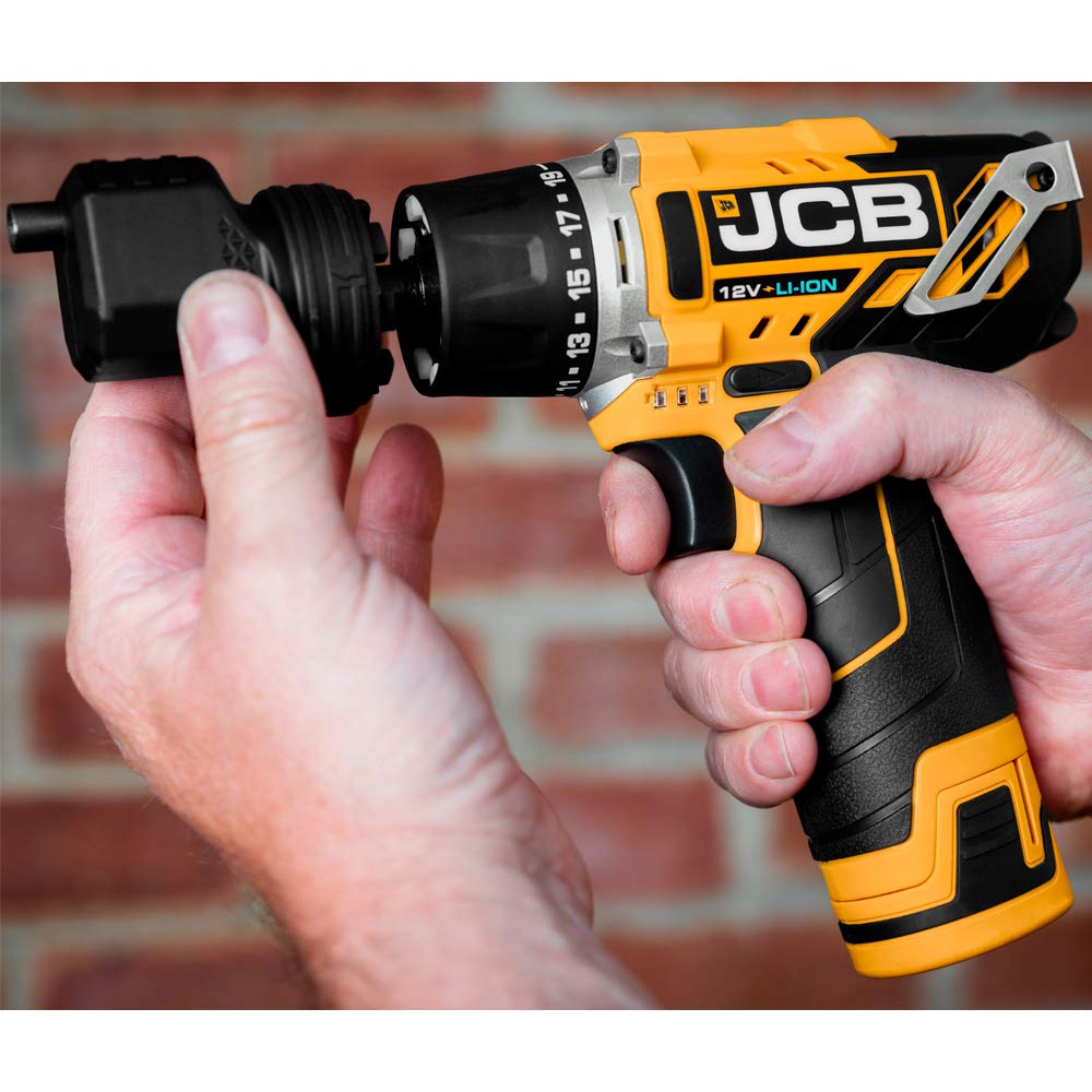 Дрель JCB L-Boxx 12 V Аккумуляторная Насадки 2 x 2.0 Ah, фото №6