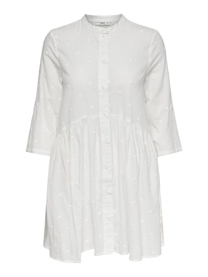 Сукня ONLCHICAGO 3/4 SL LIFE  DNM DRESS 15228116 Cloud Dancer ONLY Білий M, фото №3