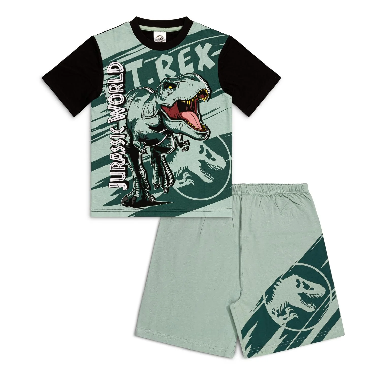 Комплект пижамный Jurassic World Футболка и шорты Хлопок Принт T Rex, фото №1