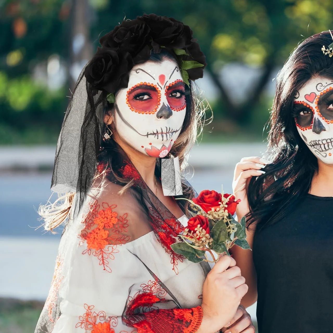 Обруч на Хэллоуин с розами, фото №3 Обруч на Хэллоуин с розами, фото №3