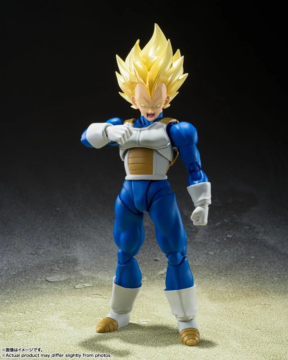 Фігурка S.H. Figuarts Dragon Ball Z Super Sayan Vegeta 14 см, фото №4