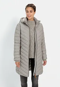 Пальто camel active Herringbone стьобане Жіноче synthetic.ua - Фото 1