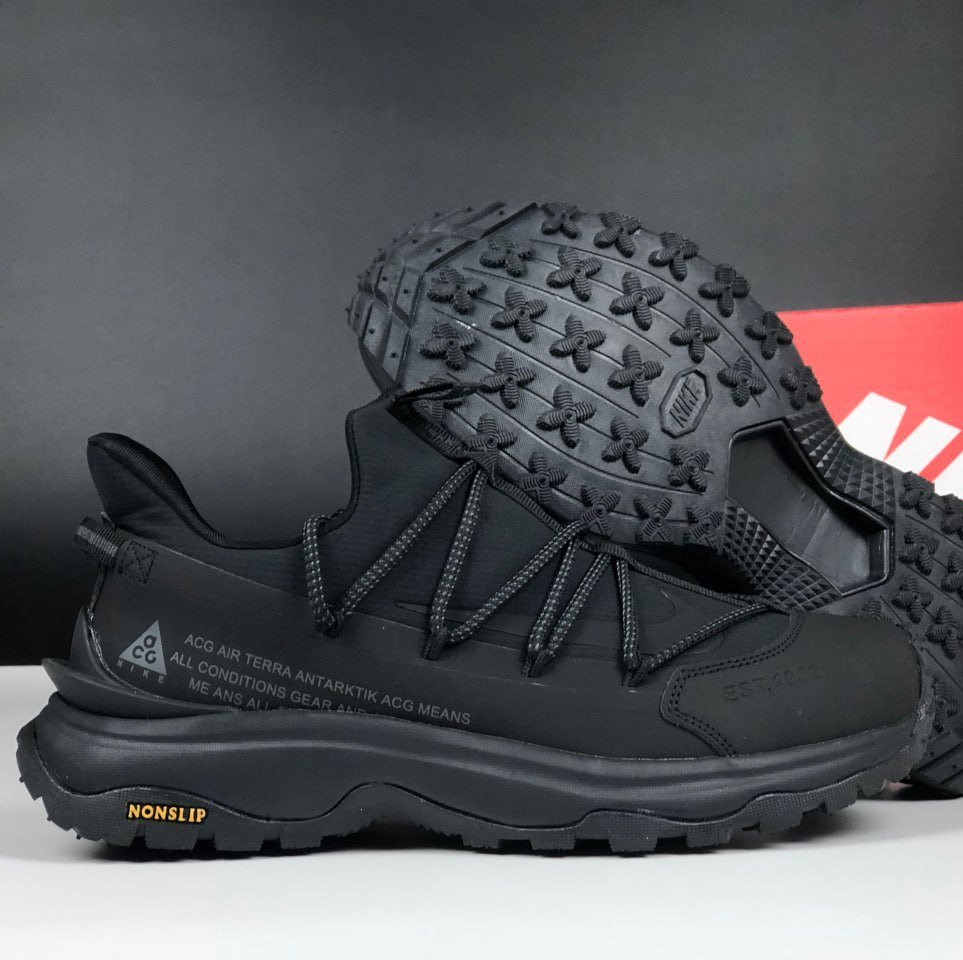 Чоловічі кросівки Nike ACG Air Terra Antarktik чорні термо осінь зима, фото №1