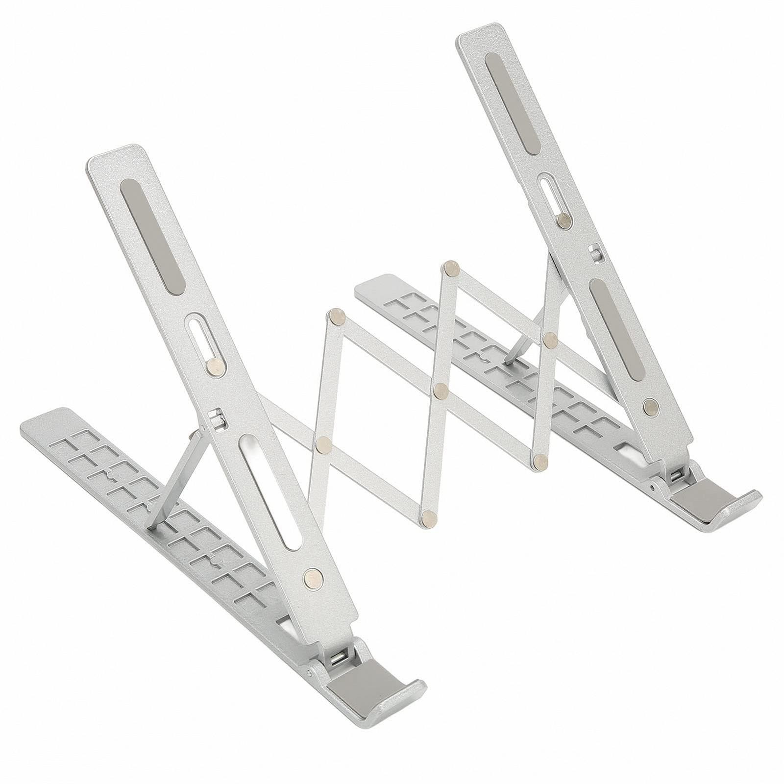 Подставка для ноутбука Jectse регулируемая теплоотдача алюминиевый сплав для офиса дома школы, фото №4