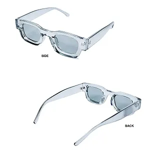 Солнцезащитные очки винтажные прямоугольные Crazy Bean, 2 шт synthetic.ua - Фото 1