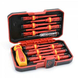 Набор отверток Onmancy VDE 1000V изолированные магнитные шлицевые Torx 13 шт. - Фото 1