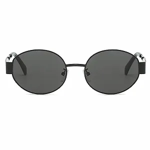 Модні овальні сонцезахисні окуляри Ggpyyon для жінок та чоловіків, ретро круглі synthetic.ua - Фото 1