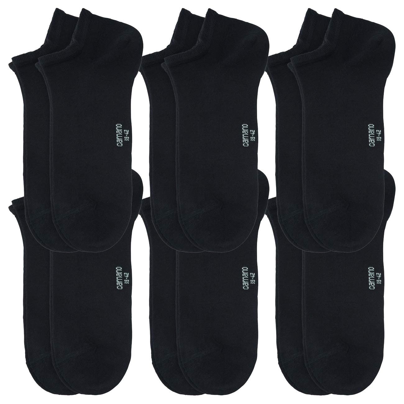Шкарпетки Camano Trainers 39-42 Чорний 0005, фото №1