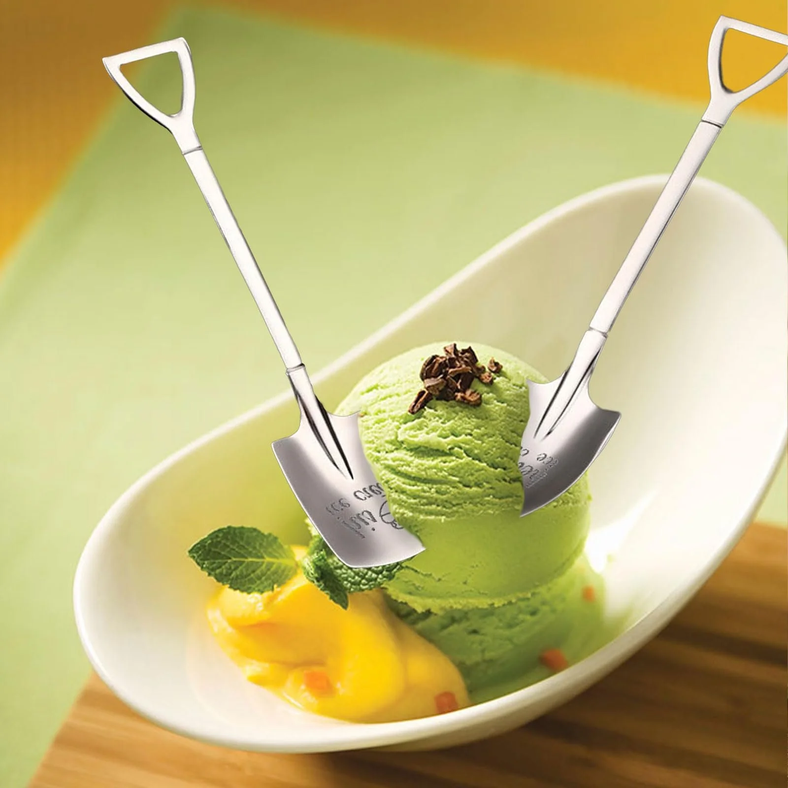 Ложка для морозива Ложка для кави Сріблястий, фото №6 Ложка для морозива Ложка для кави Сріблястий, фото №6