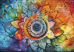 Пазл Ulmer Puzzleschmiede Rainbow Mandala 2000 деталей 96 x 68 cm synthetic.ua - Фото 1