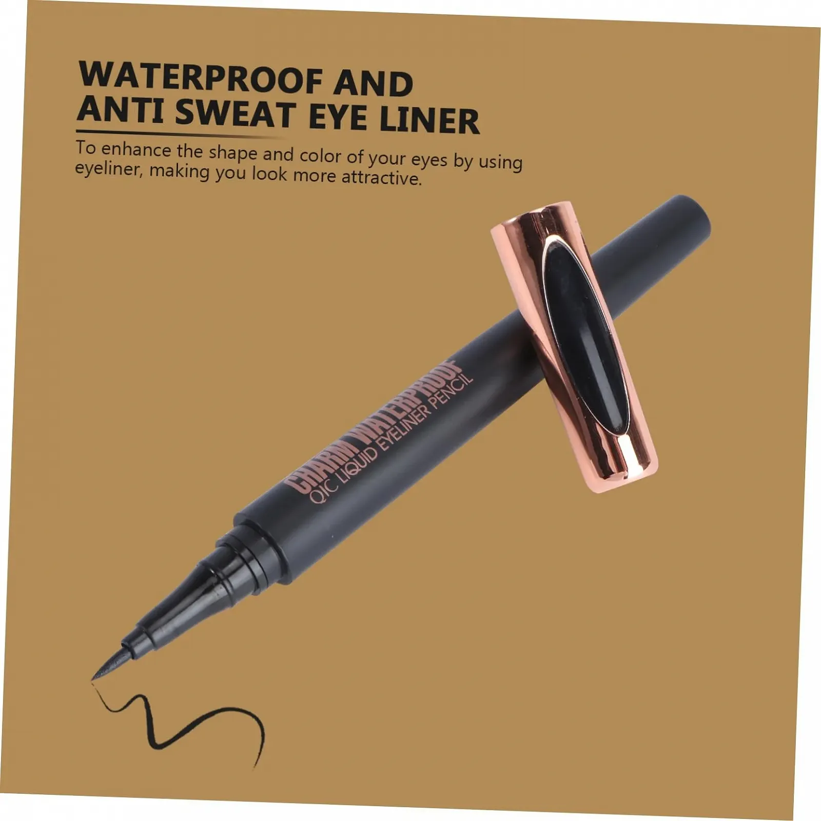 Фломастер-підводка для очей MAGICLULU Goil Schminke, водостійка, для макіяжу, Рідка, фото №4 Фломастер-підводка для очей MAGICLULU Goil Schminke, водостійка, для макіяжу, Рідка, фото №4