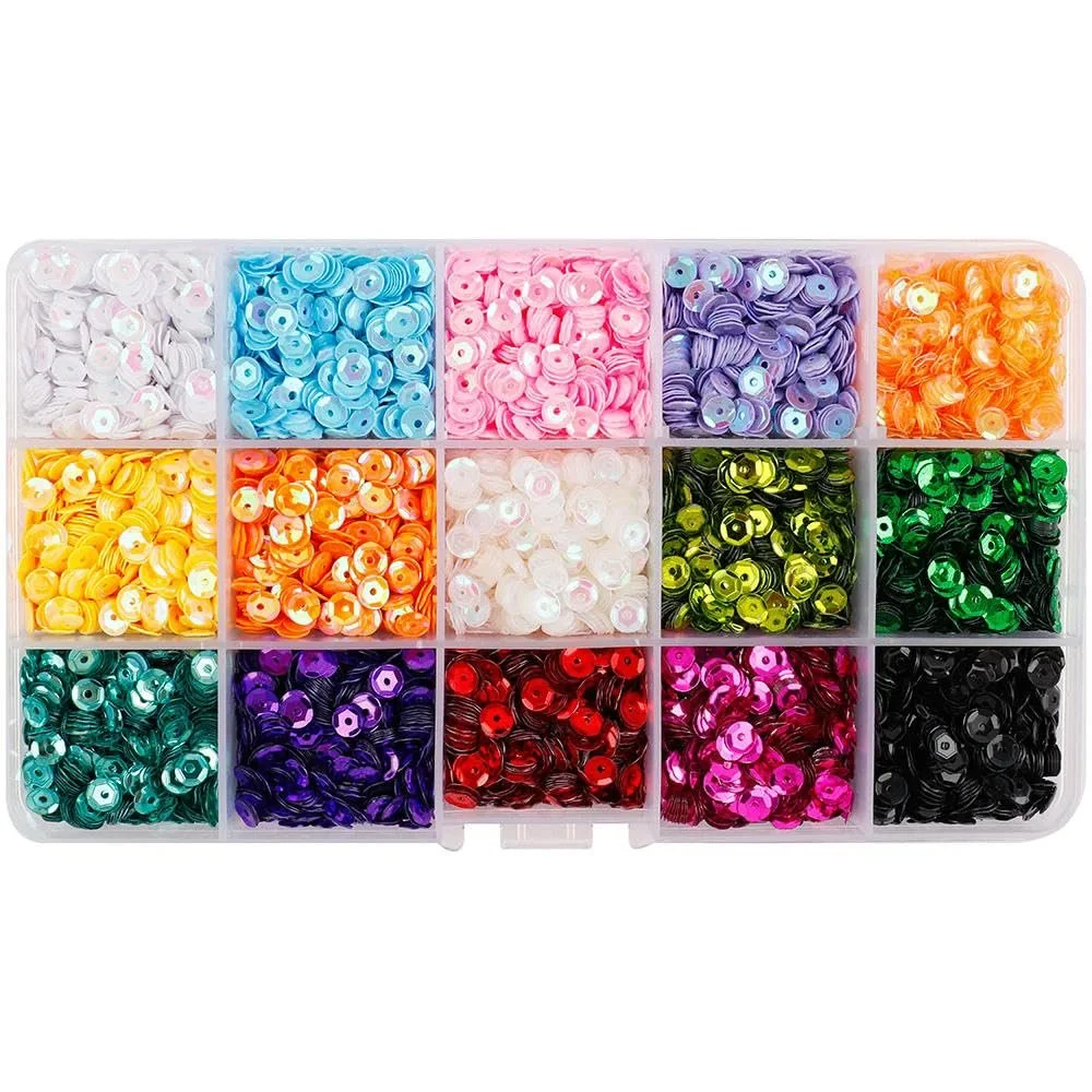 Паєтки Круглі Пласкі Конфеті для шиття одягу S3, фото №1