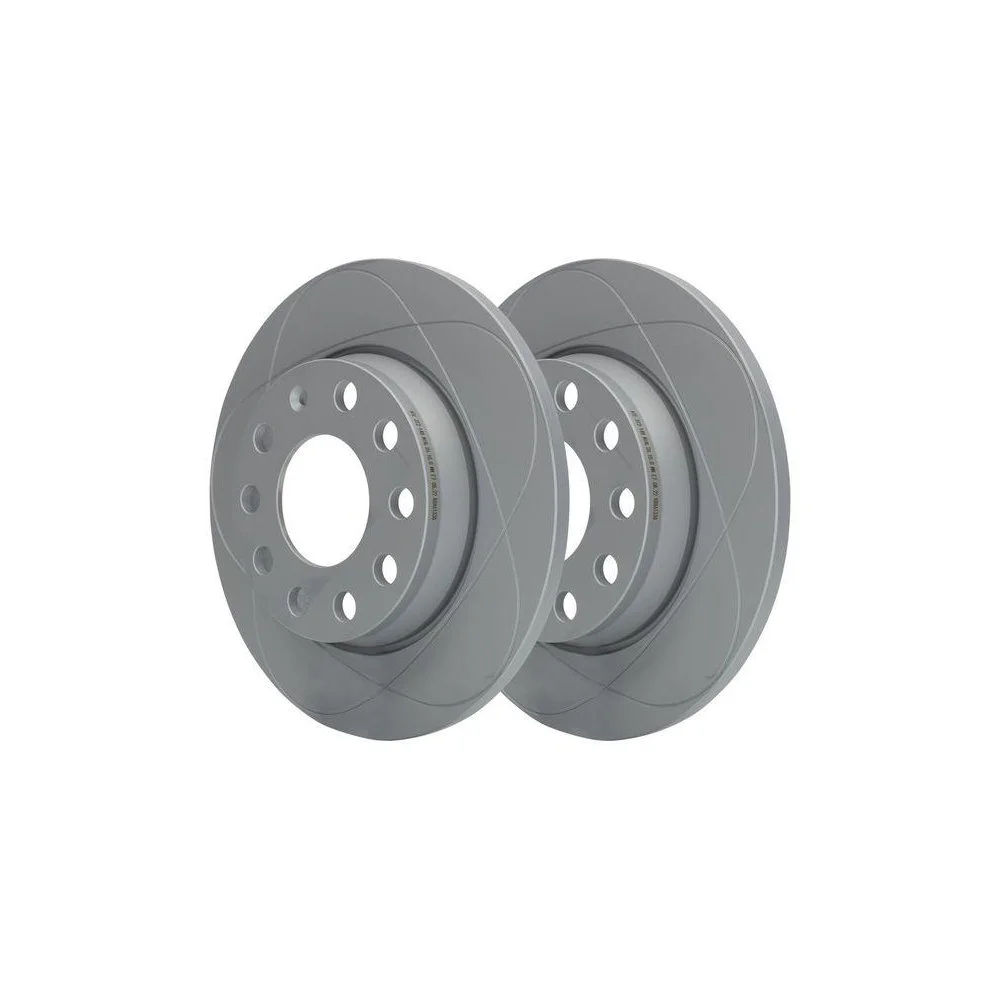 Гальмівний диск ATE PowerDisc 24.0312-0148.1 для VAG, задня вісь, фото №1