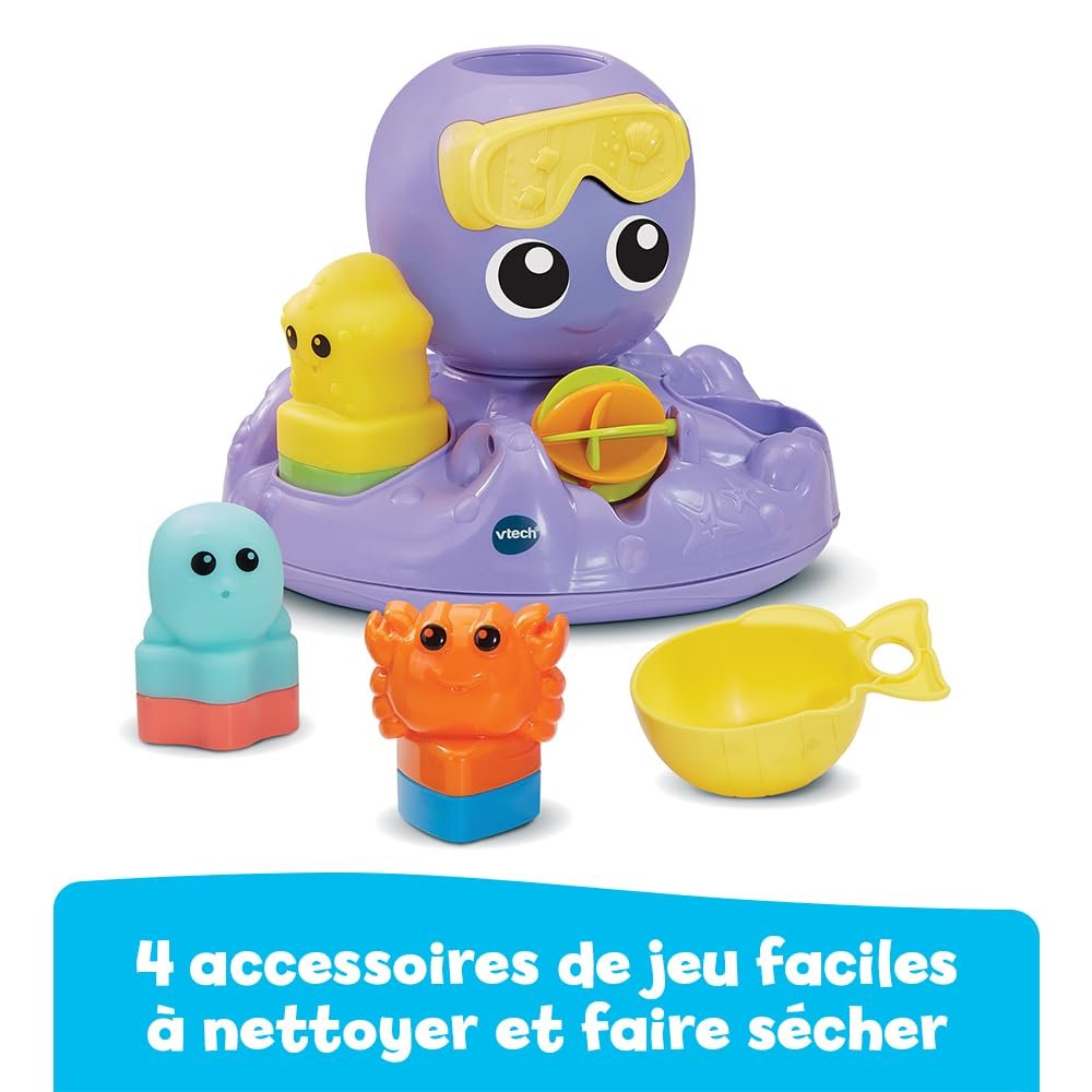 Игрушка для ванной VTech Baby Octopus 80-579205, фото №5
