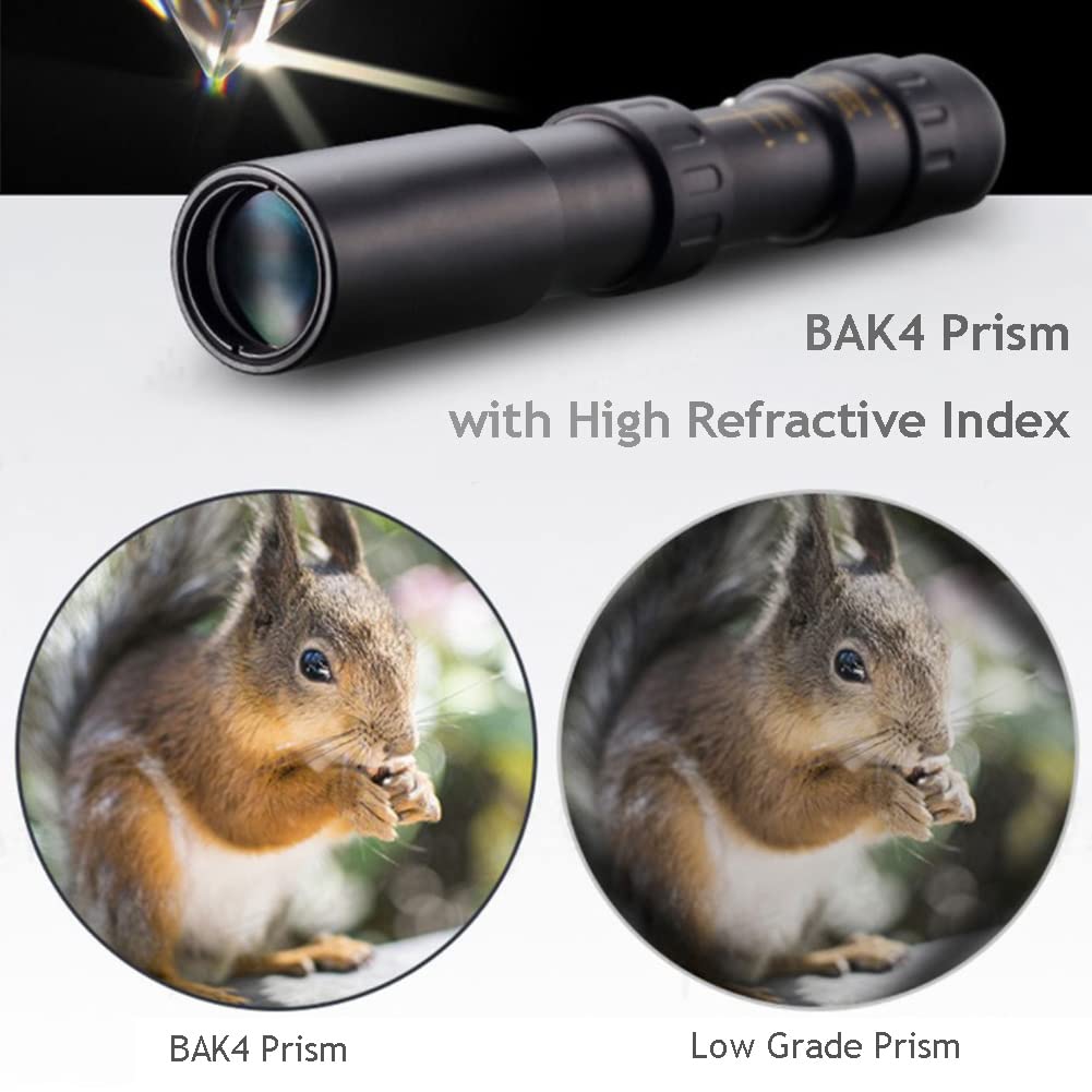 Телескоп Diyeeni 10-30 x 25 HD Munoculars Zoom Spotty ночное видение высокая четкость с окуляром 12 мм черный, фото №5