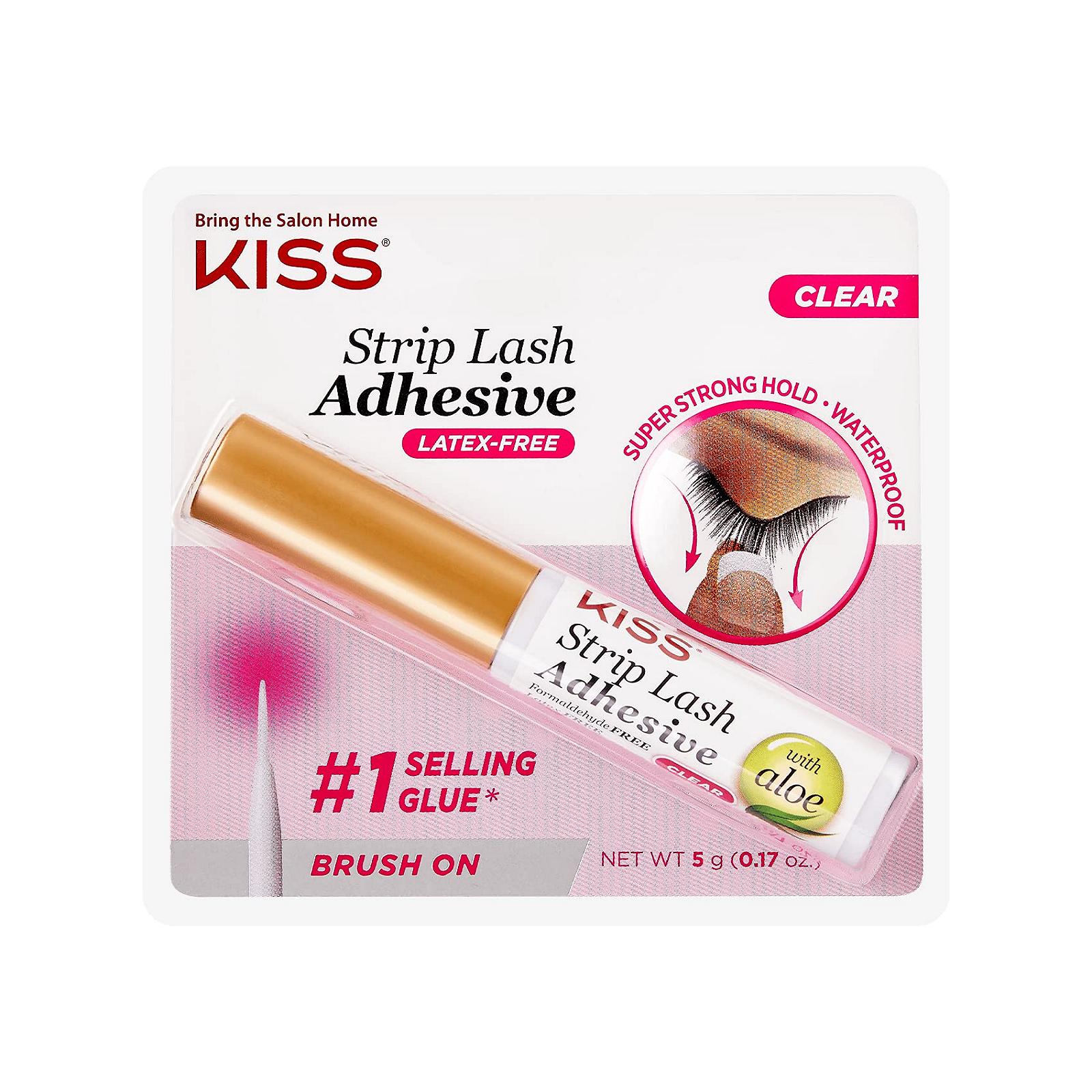 Клей для ресниц Kiss Lash Glue Прозрачный 5 г, фото №1