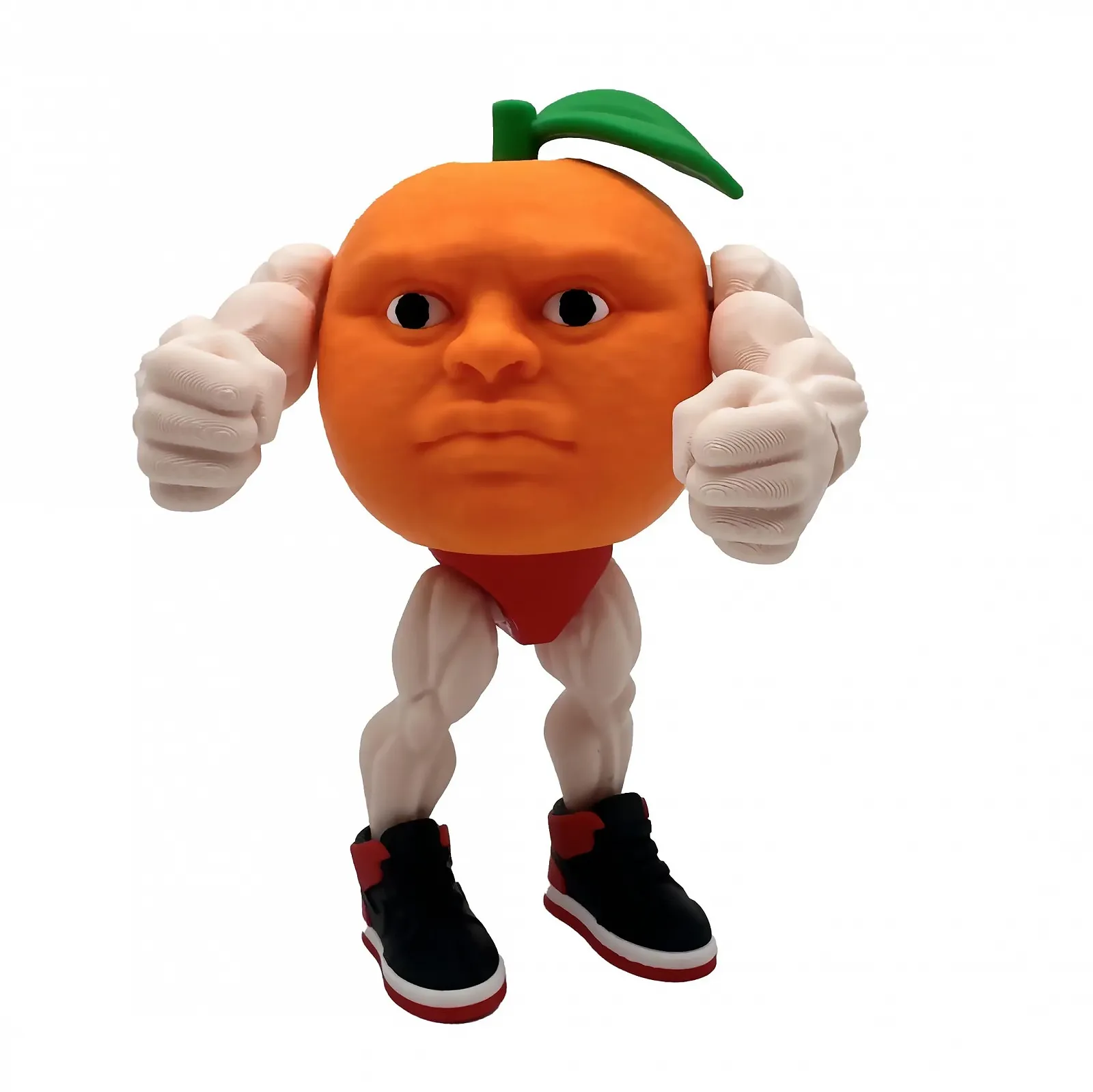 Рухома фігурка Brainrot Italian Memes Udin Din Dun Orange Mazada 15 см Помаранчева, фото №5