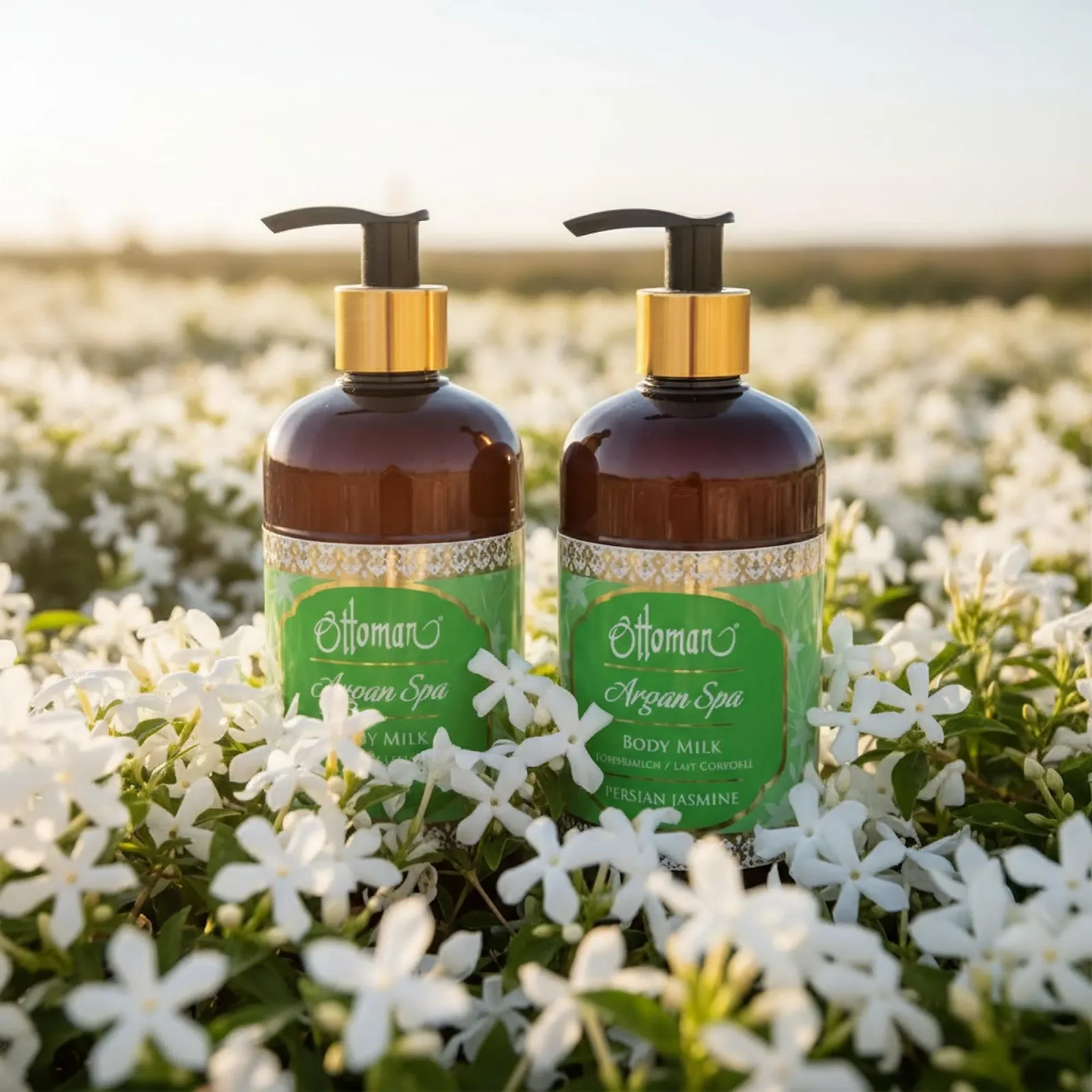 Молочко для тіла Ottoman Argan Spa Persian Jasmine 2 x 400 мл, фото №3