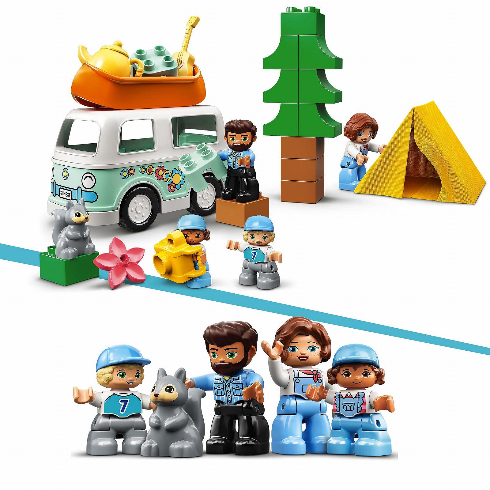 Блоки LEGO Duplo Town Family Adventure з будинком на колесах, фото №7
