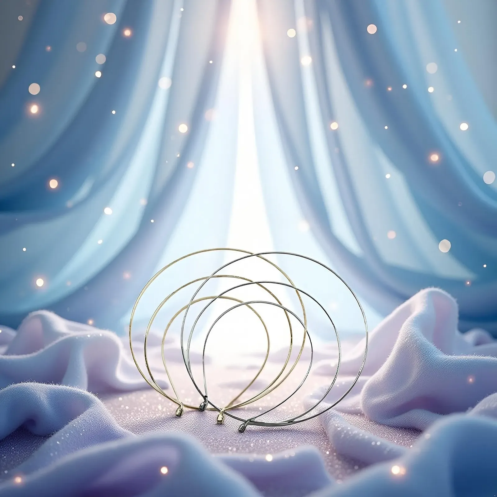 Обруч-корона срібна триярусна, фото №3