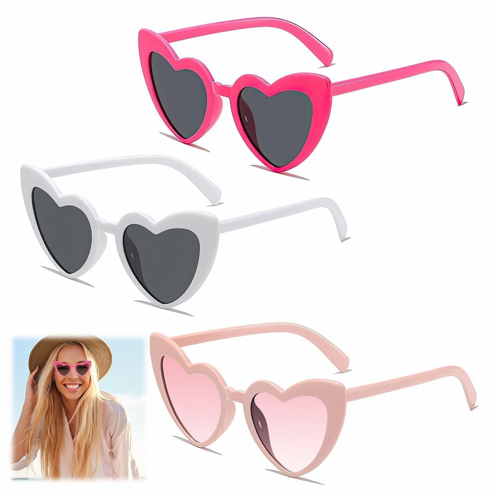 Сонцезахисні окуляри Серце Vintage багатоколірні, фото №7