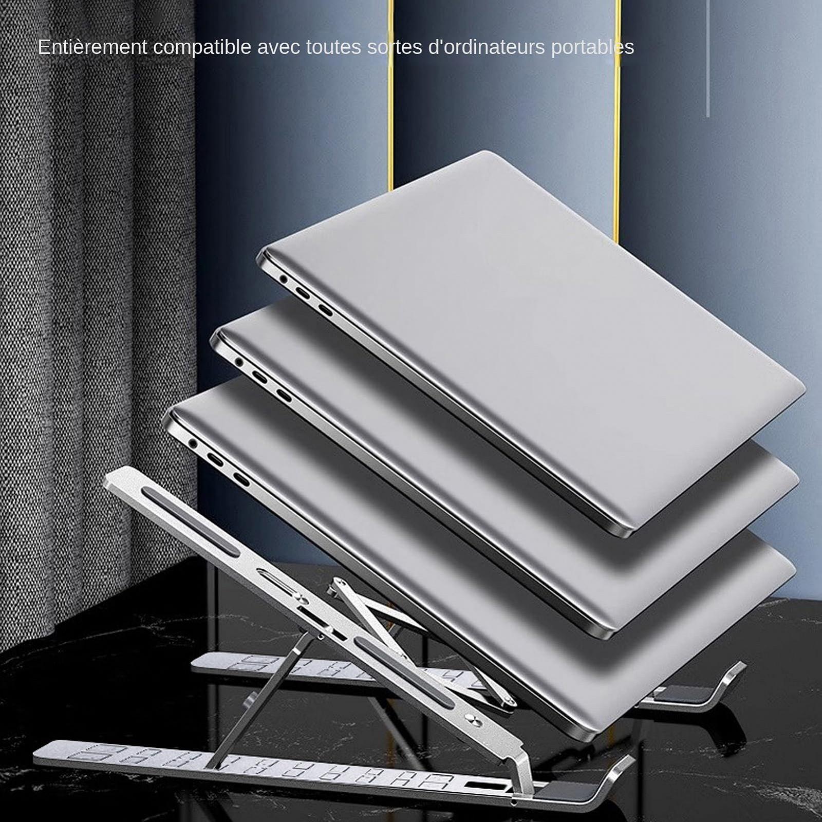 Підставка для ноутбука складана портативна алюмінієва з регульованою висотою D Mount Bracket, фото №5