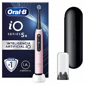 Електрична зубна щітка Oral-B iO 5N Bluetooth рожева. У комплекті 1 щітка та 1 дорожній чохол - Фото 1