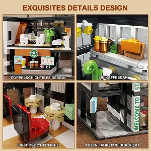 Конструктор Кафе HIGH GODO City, 581 деталь synthetic.ua - Фото 1