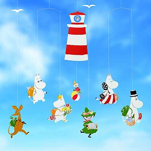 Мобиль Flensted Mobiles Moomin 2014 Mehrfarbig 55x50 см synthetic.ua - Фото 1