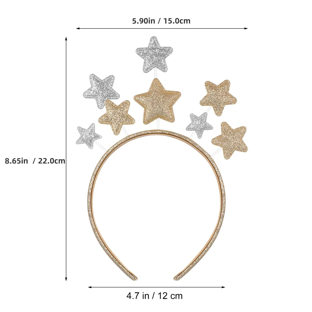 Обруч Зірка Lurrose Різдвяний, фото №2