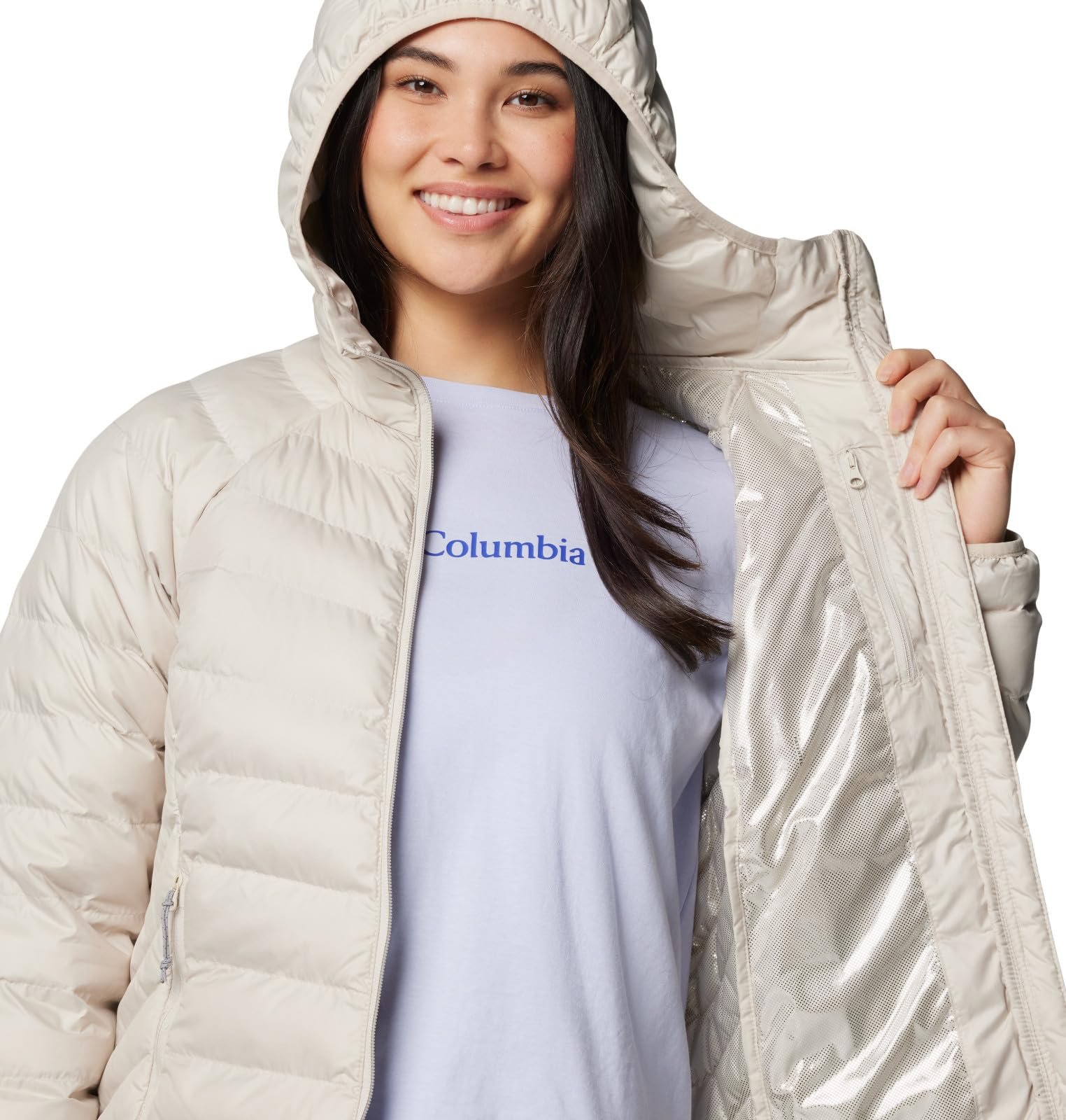 Куртка с капюшоном Columbia Women's Powder Lite Hooded Jacket, фото №6