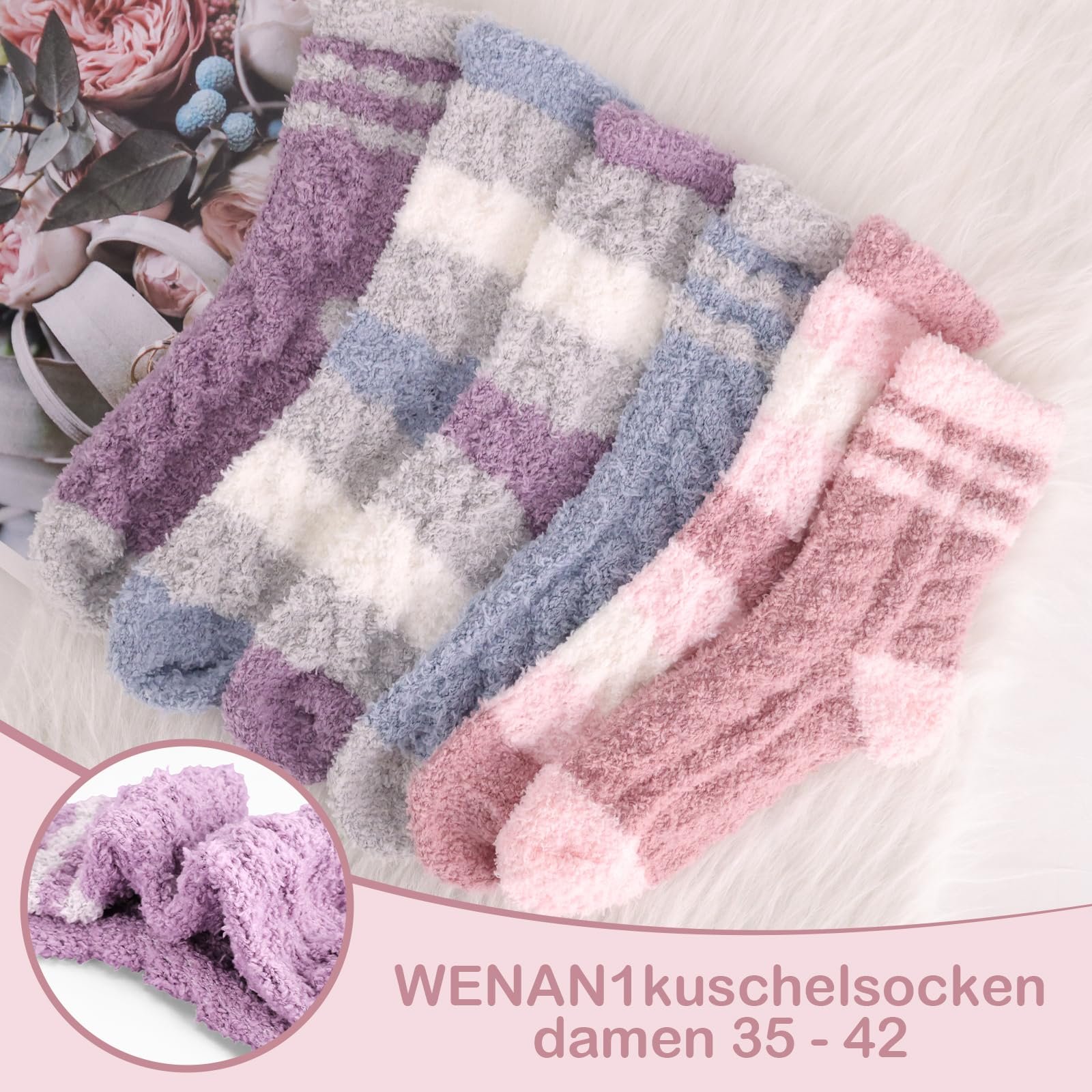 Набір шкарпеток Cuddly для жінок, 5 шт, фото №3