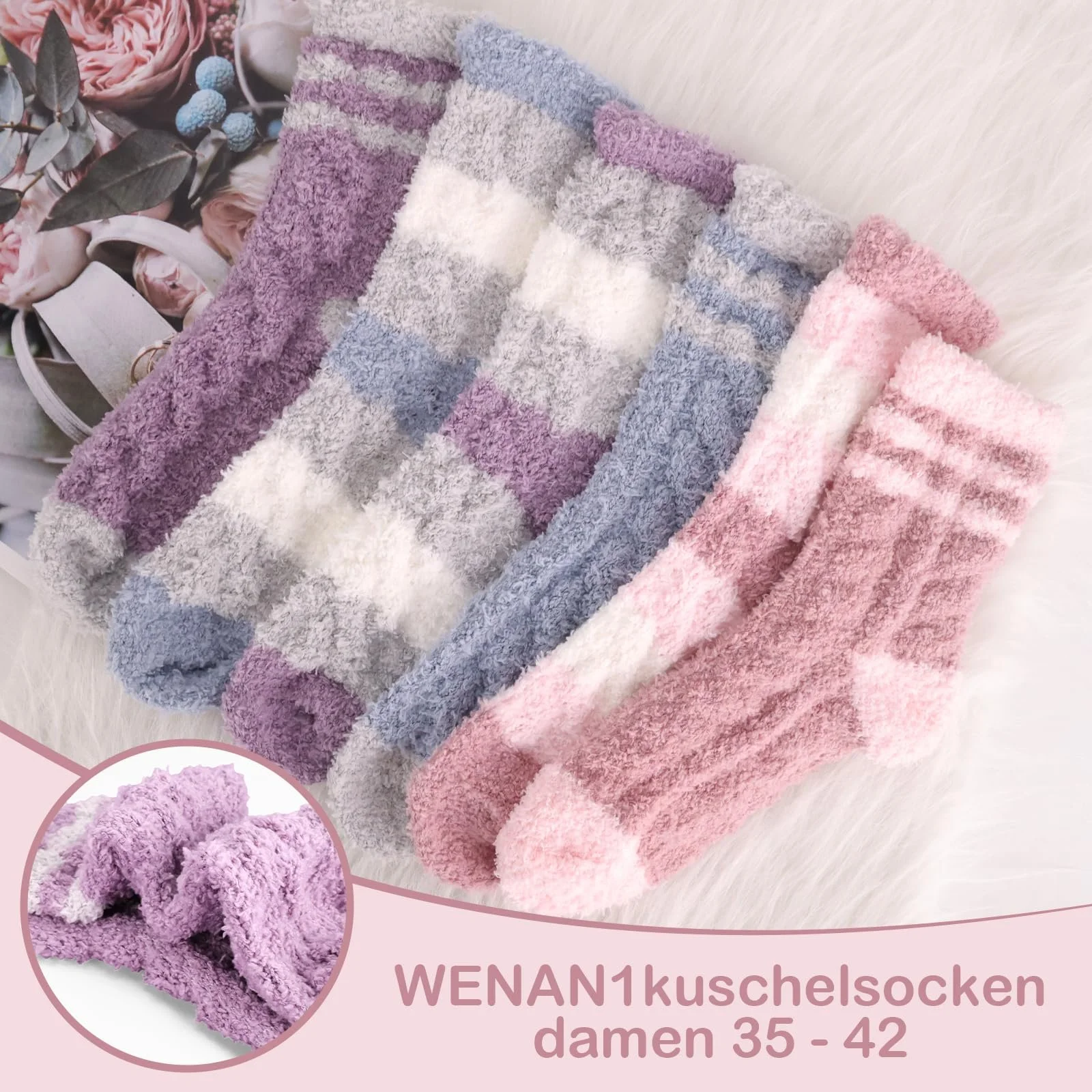 Набір шкарпеток Cuddly для жінок, 5 шт, фото №3